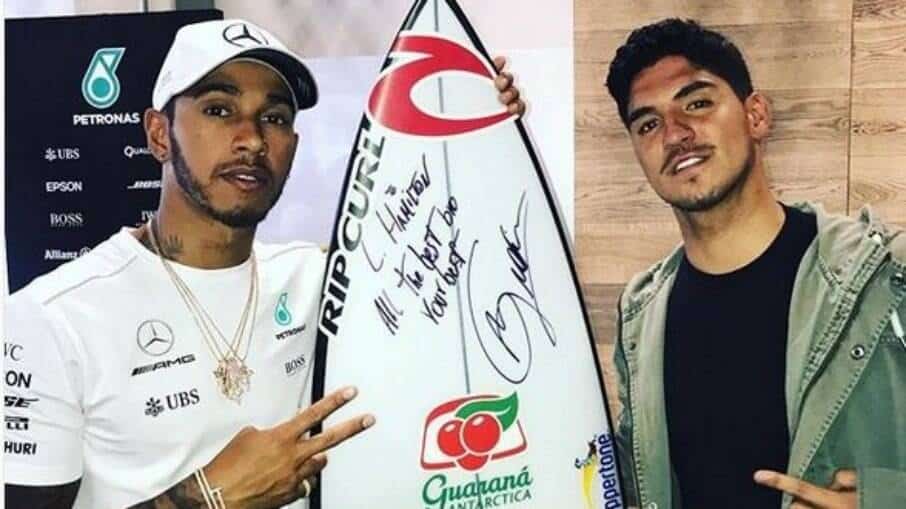 Gabriel Medina se inspira em Lewis Hamilton em nova empreitada