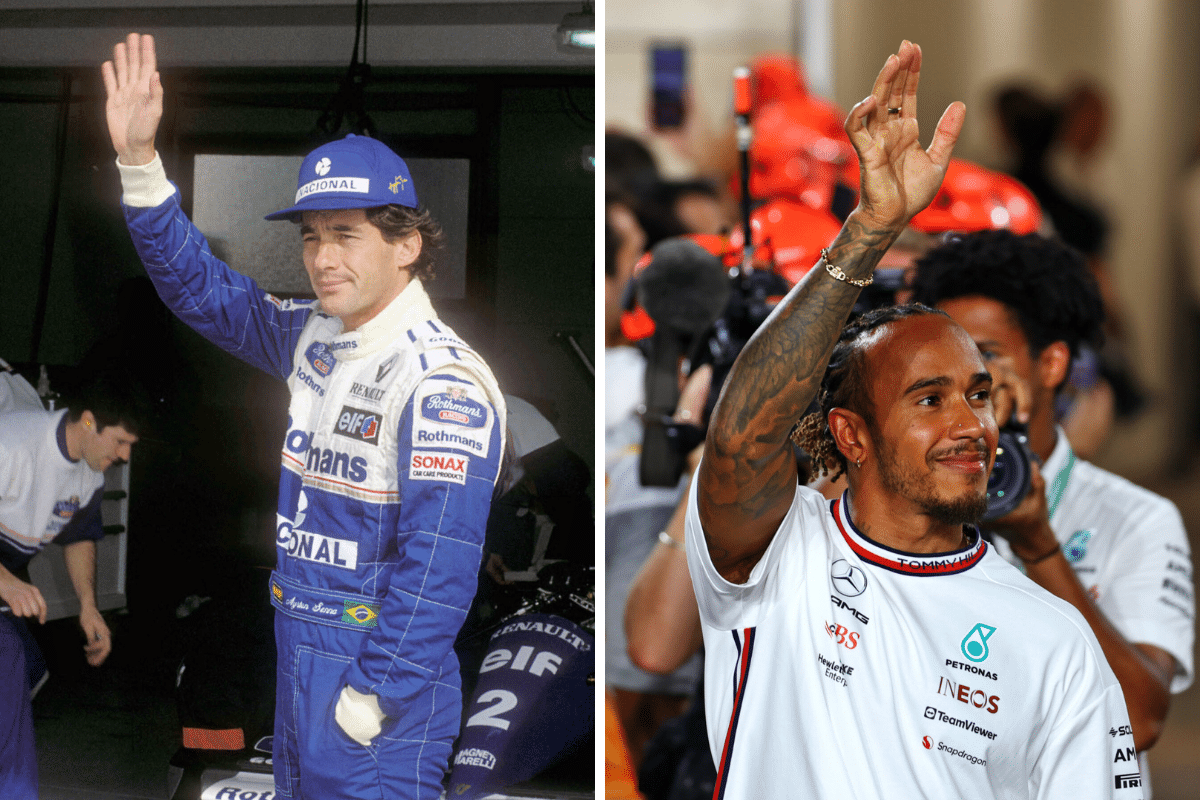 À la Ayrton Senna, Lewis Hamilton ganha icônica homenagem de artista brasileiro