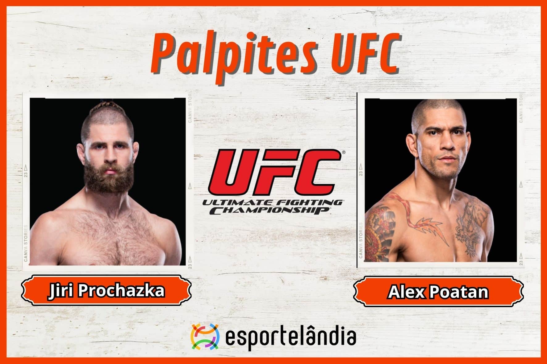 Palpites UFC: Jiri Prochazka x Alex Poatan – 11/11