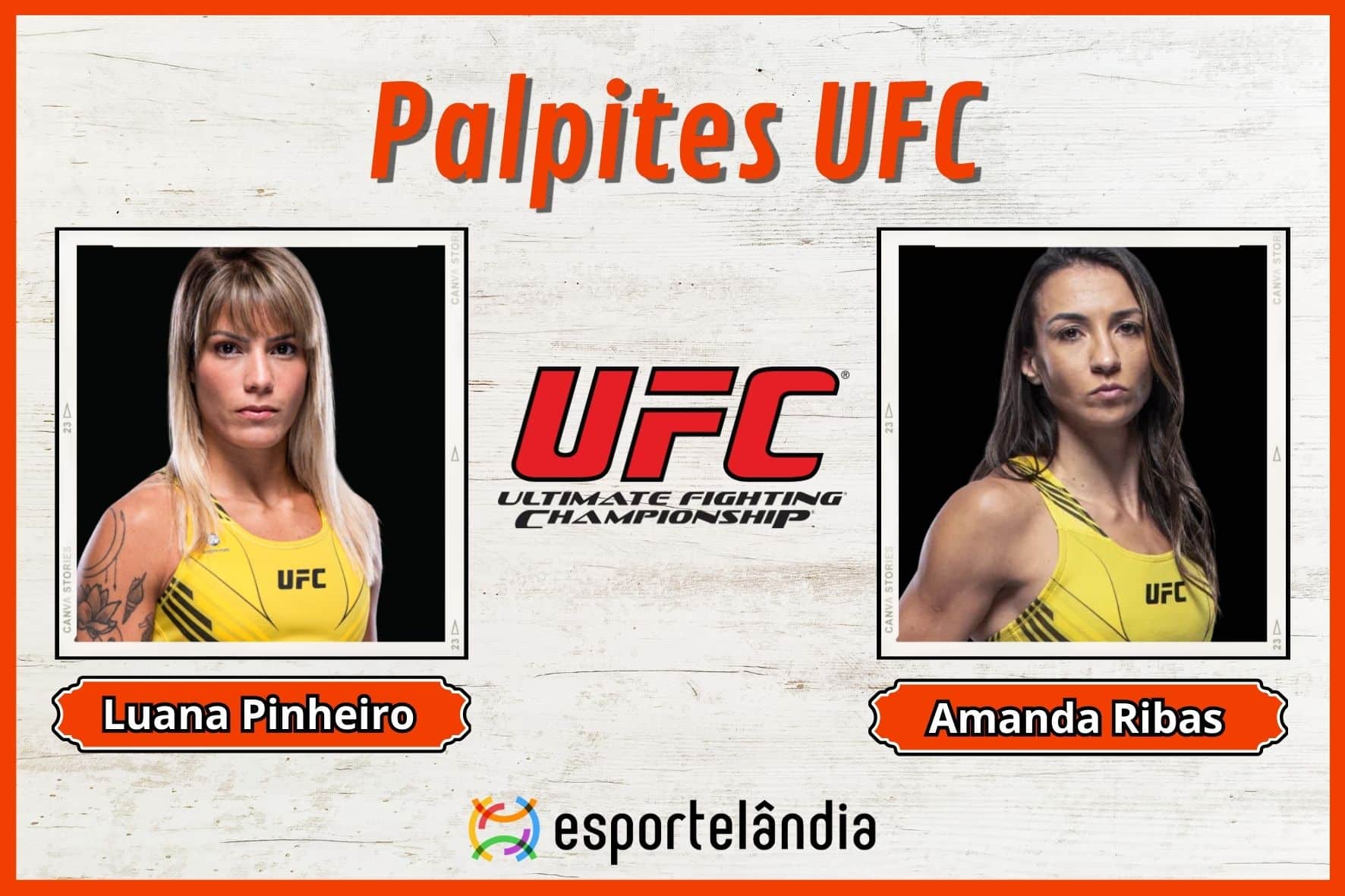 Palpites UFC: Luana Pinheiro x Amanda Ribas – 18/11