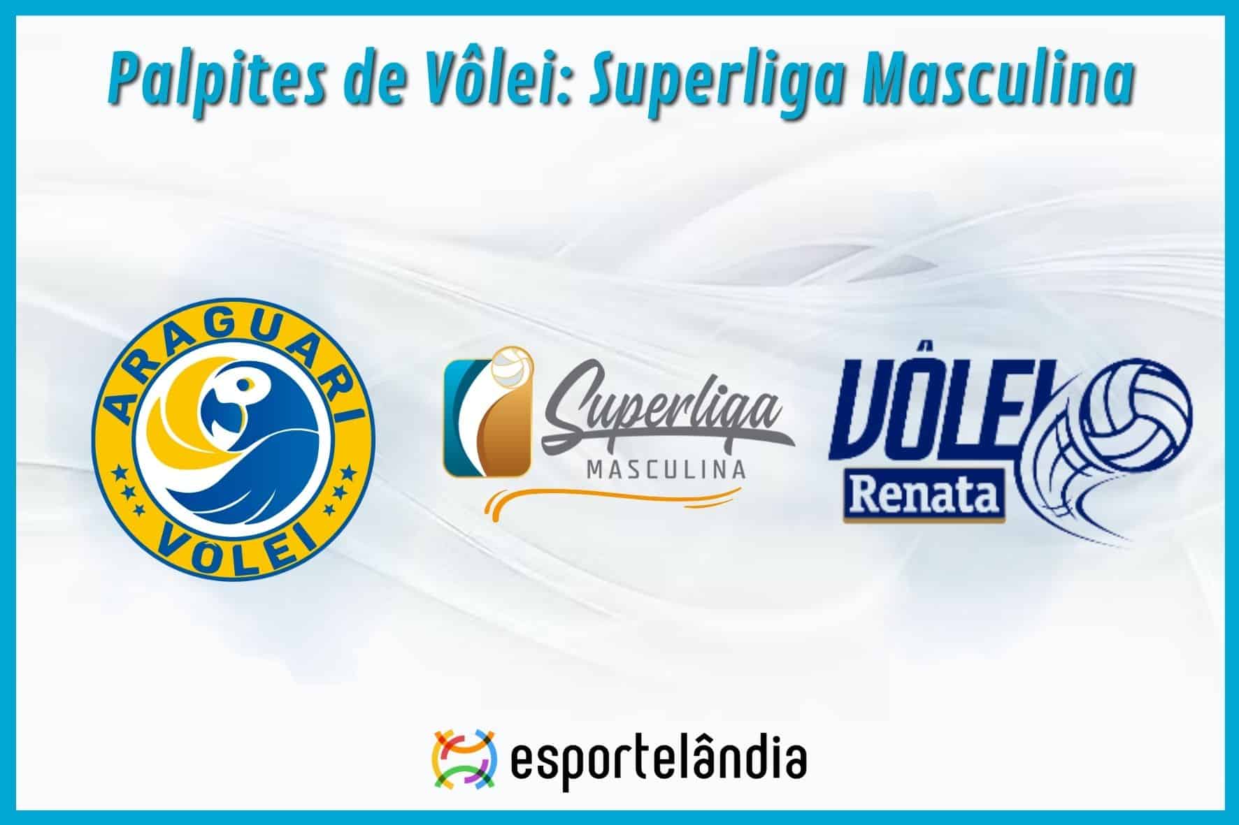 Palpites Vôlei: Araguari Vôlei x Vôlei Renata – 23/11/2023 – Superliga Masculina
