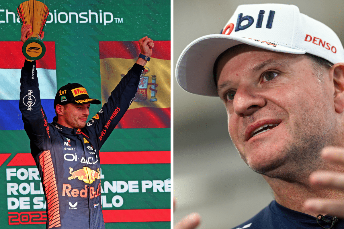 Recordes de Verstappen: Barrichello é o único com coragem de falar a verdade