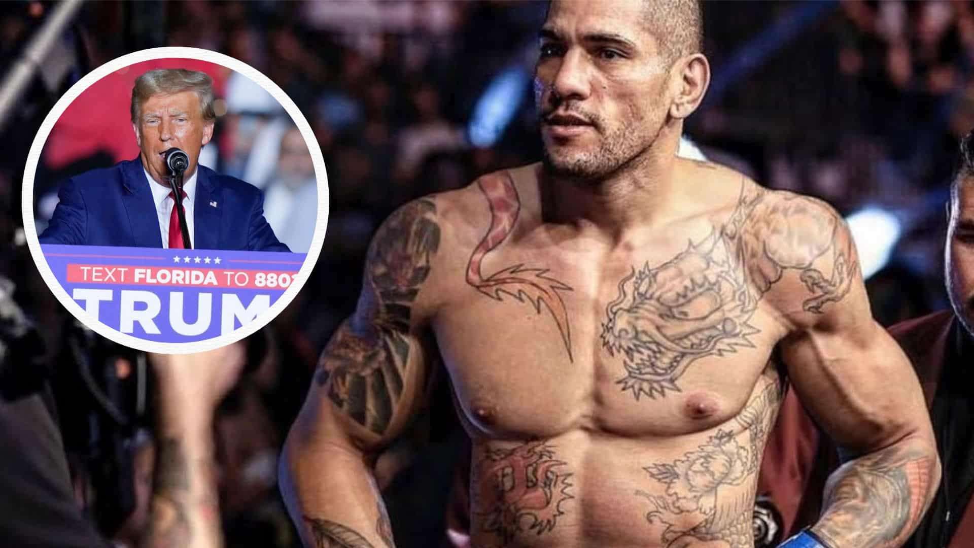 (Vídeo) Enquanto chocava o mundo do MMA, este foi o recado de Alex Poatan a Donald Trump