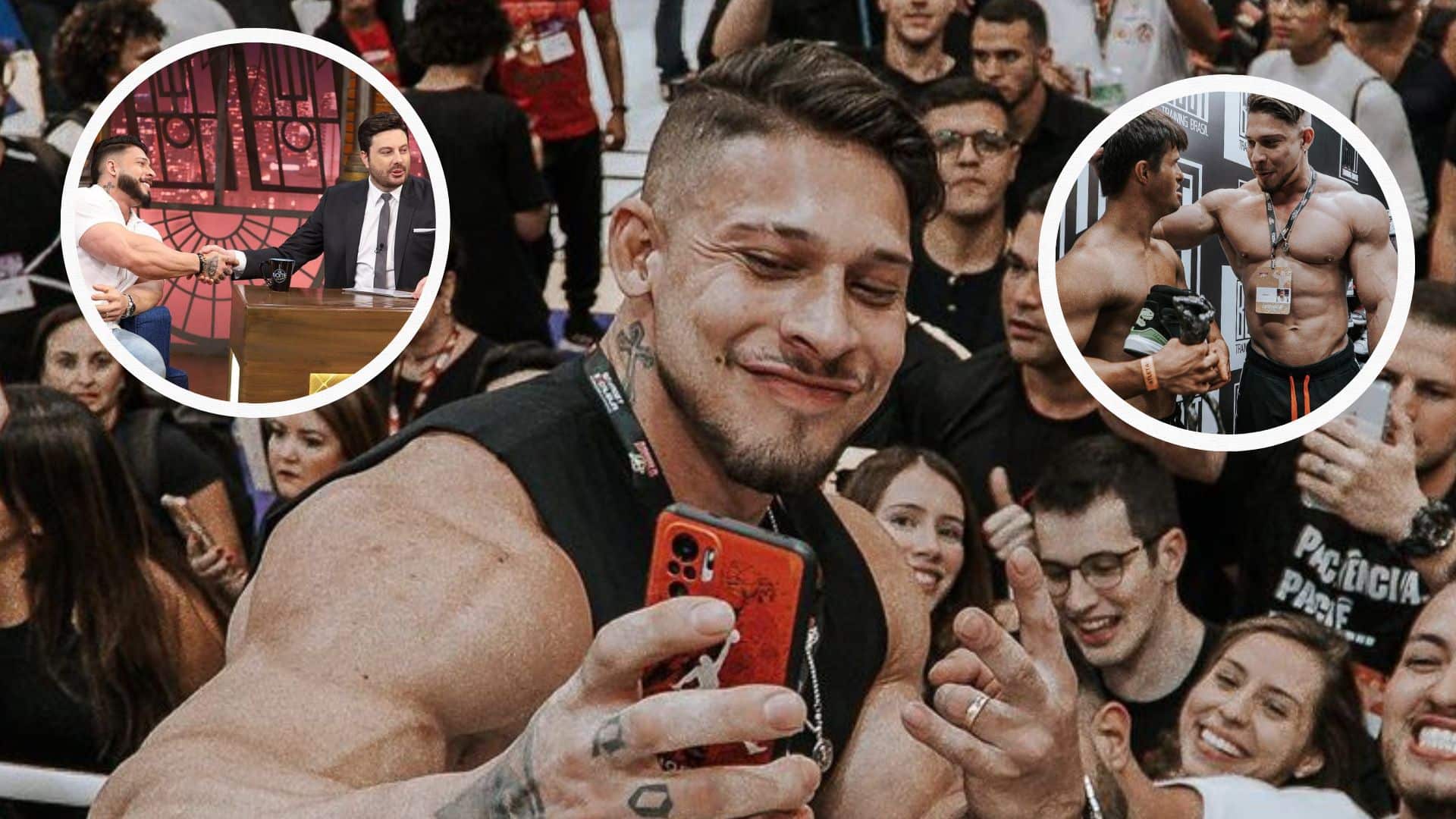 Efeito Ramon Dino! Fisiculturismo vira febre no Brasil e já acontece até em metrô