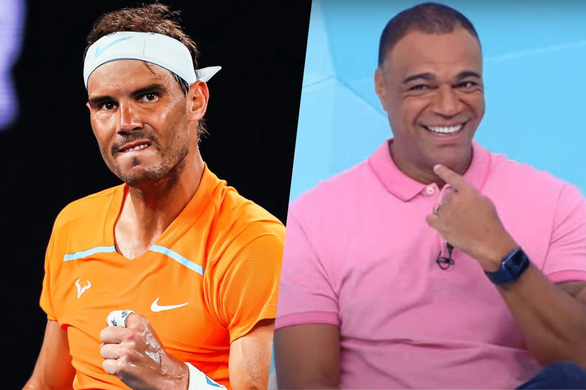 Denilson Show revela paixão por Nadal e ajuda de lendário tenista: “Me ensinou muito”