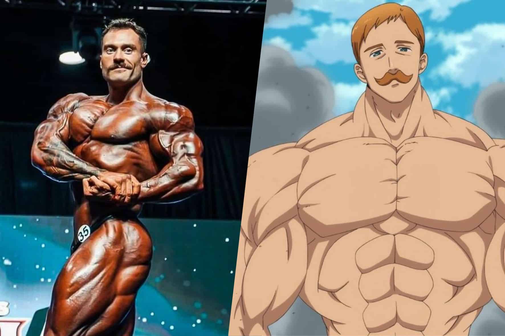 Cbum nos animes: personagem de desenho japonês ganha fama por ser idêntico ao fisiculturista