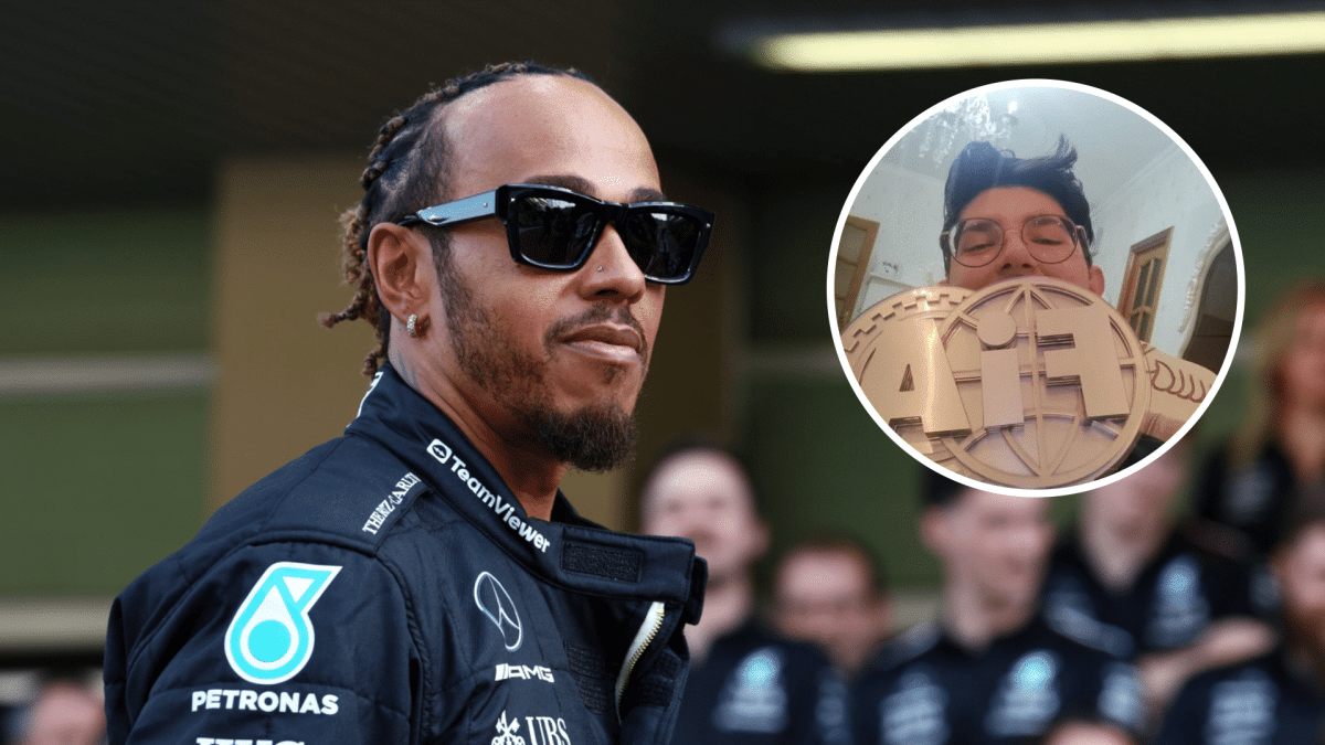 Jovem acusado de roubar troféu de Hamilton apaga conta nas redes sociais