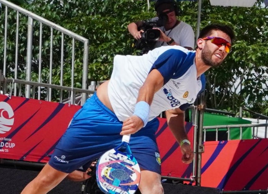 Allan Oliveira explica classificação do Brasil na Copa do Mundo de Beach Tennis: “No detalhe”
