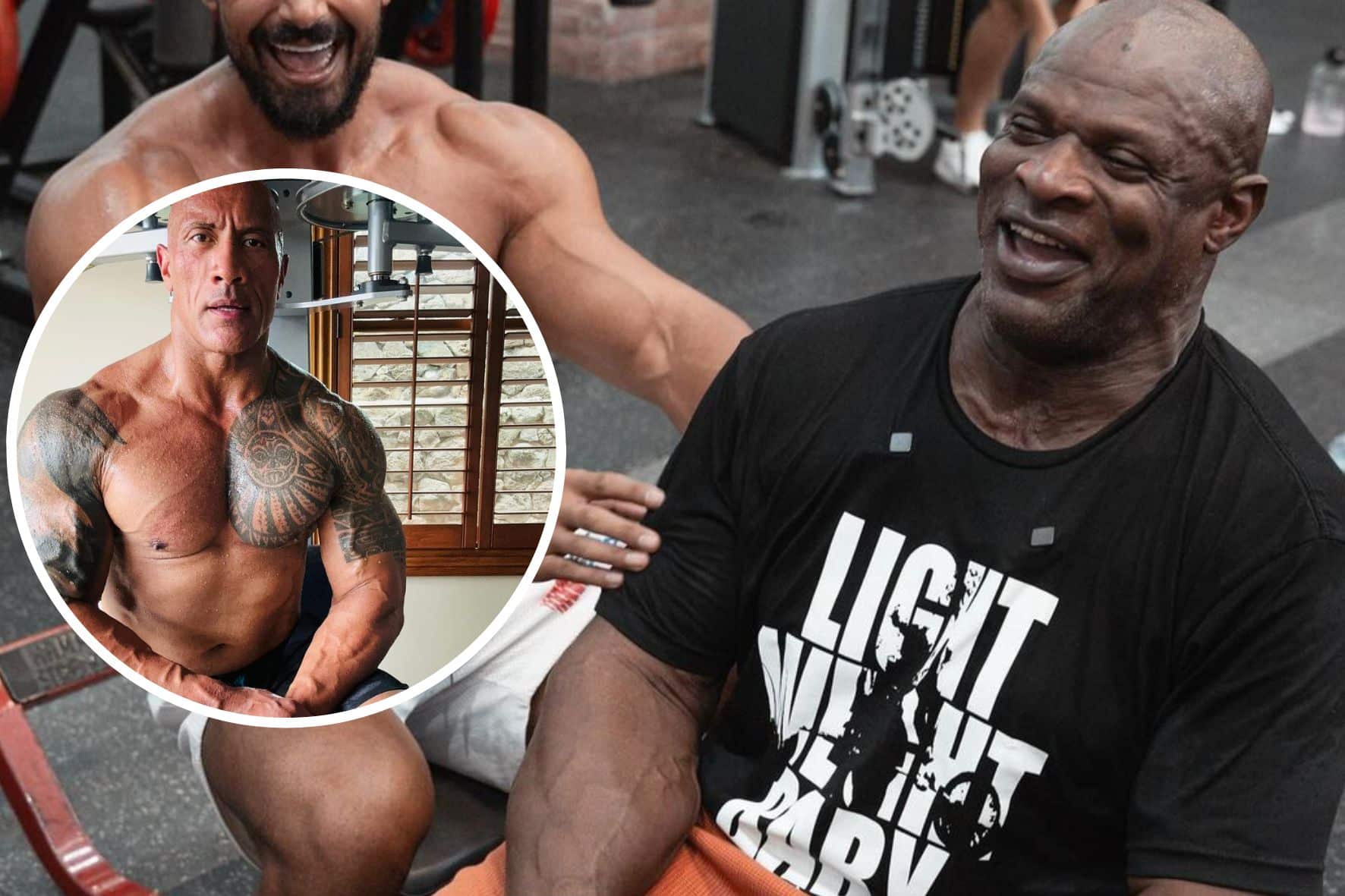 Ronnie Coleman reage a Dwayne Johnson, o The Rock, ser natural ou fake natty
