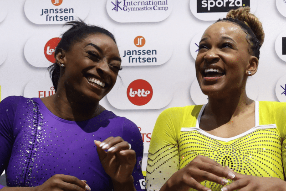 Rebeca Andrade projeta final com Simone Biles na Olimpíada de Paris 2024