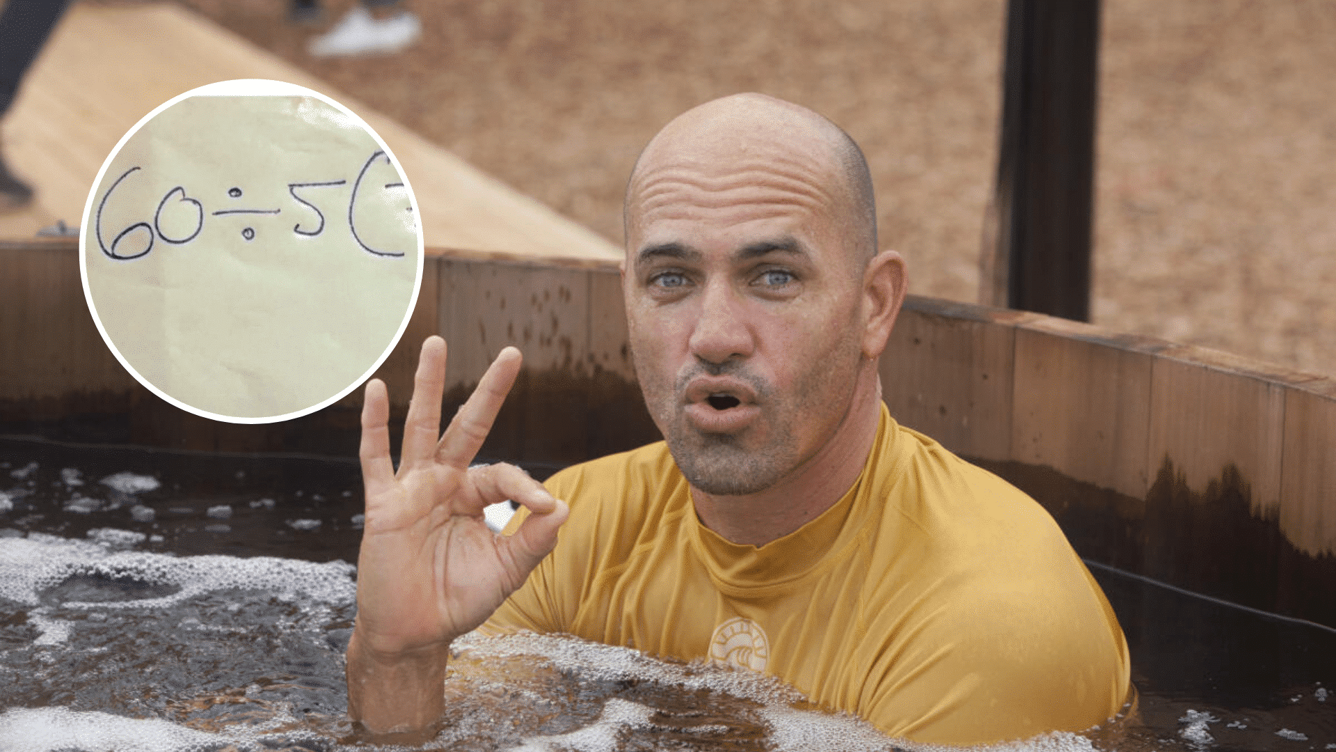 Gênio da matemática? Kelly Slater tenta resolver equação, mas erra e vira piada