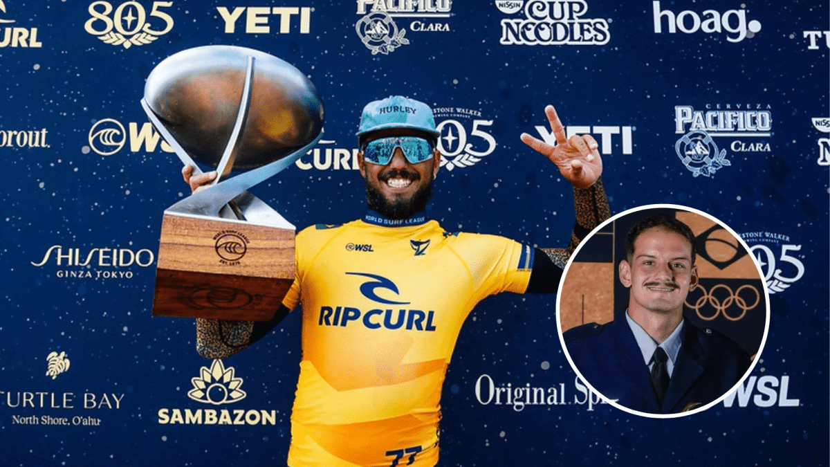Bicampeão mundial Filipe Toledo é barrado por arqueiro em prêmio de atleta do ano