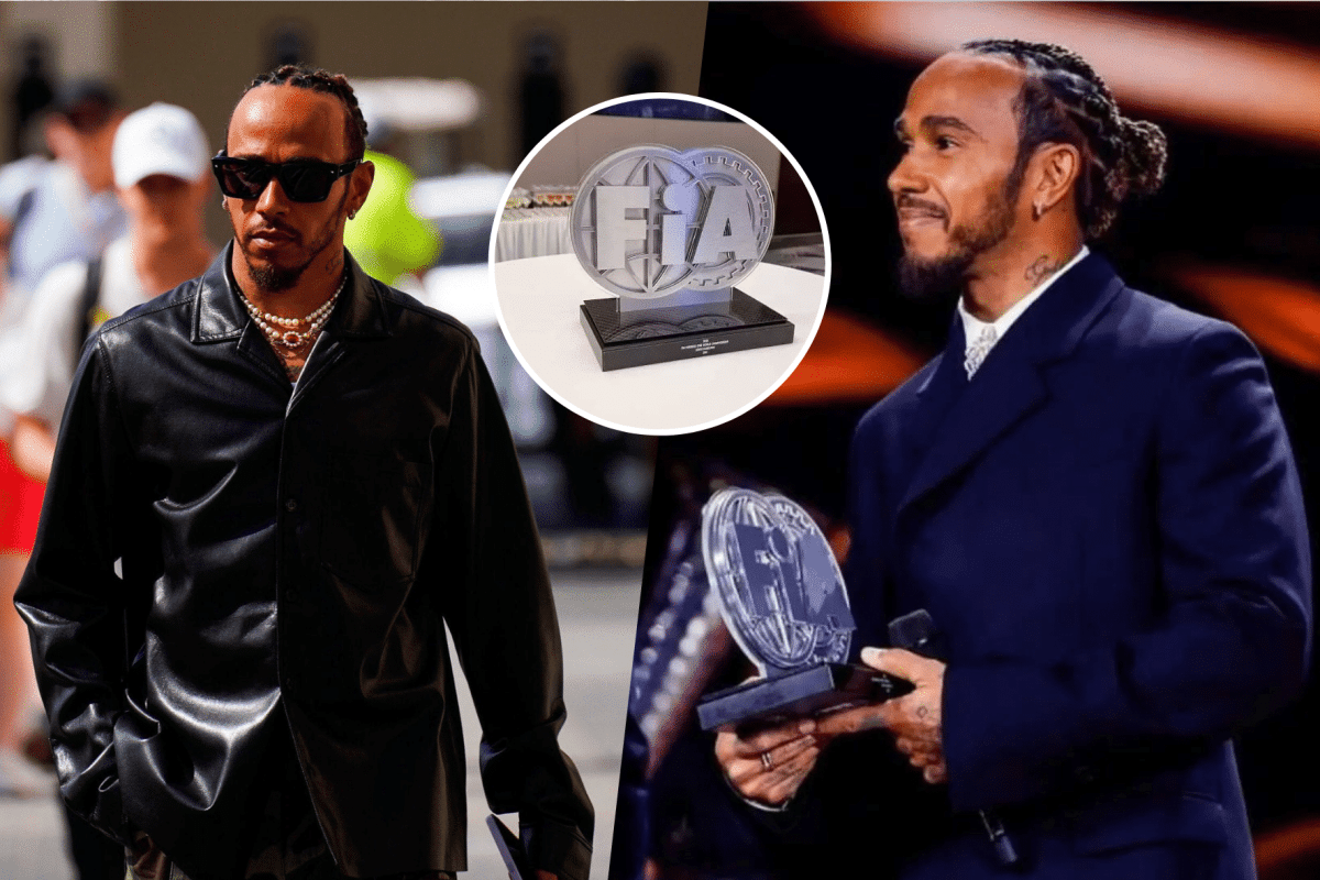 INSATISFEITO! Lewis Hamilton abandona troféu pelo terceiro lugar em 2023