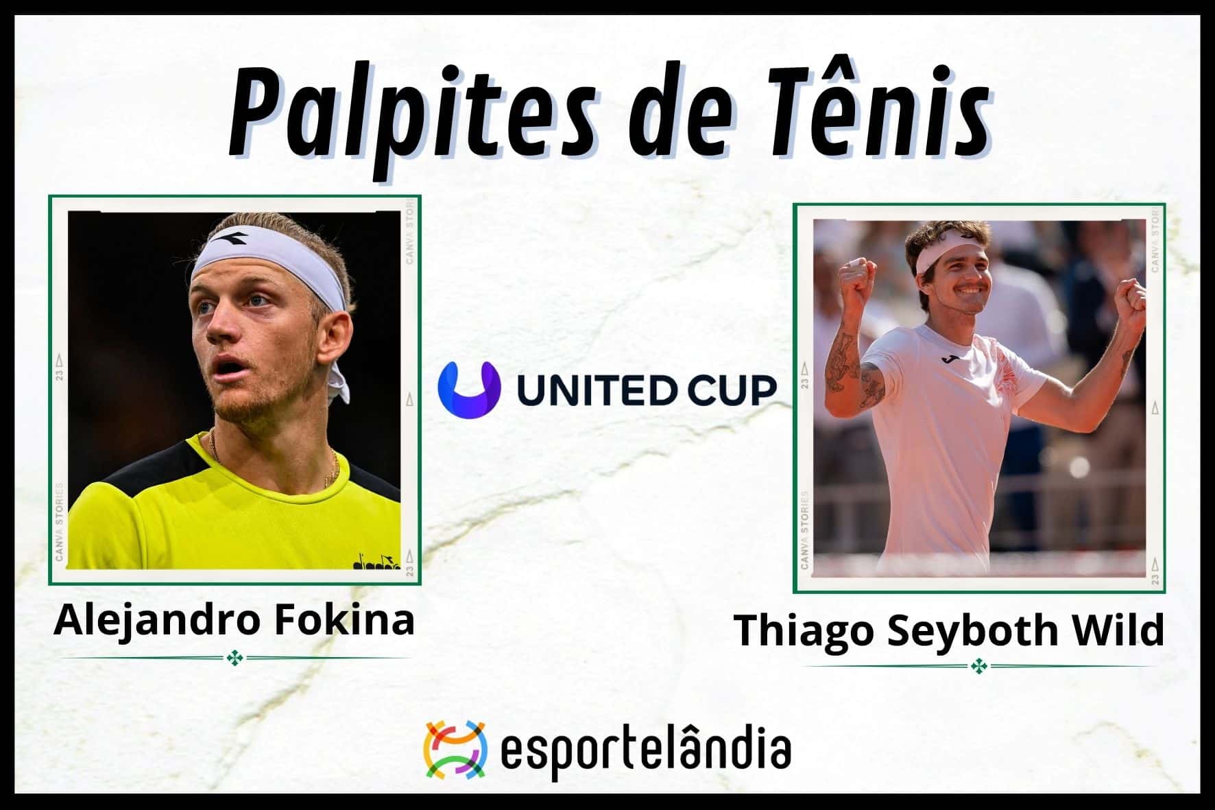 Palpites Tênis: Alejandro Davidovich Fokina x Thiago Seyboth Wild – 28/12