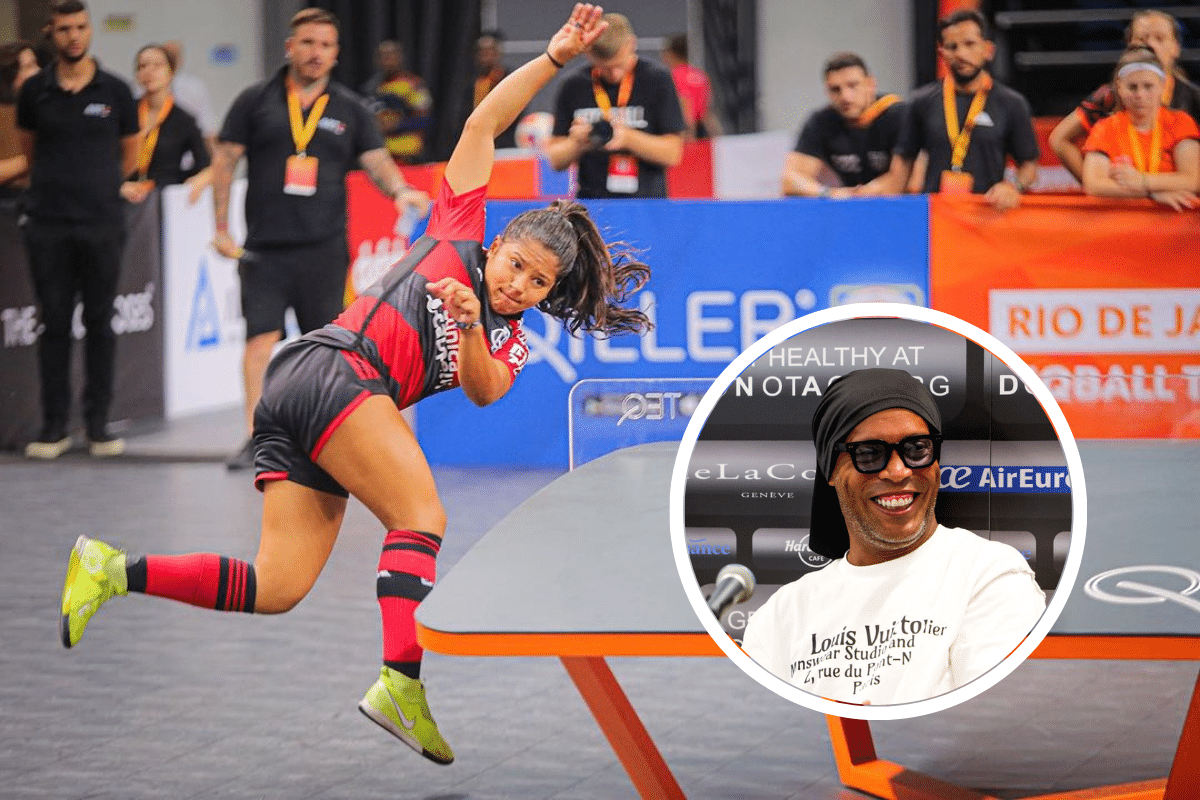 Sob os olhares de Ronaldinho, Flamengo é campeão mundial com Rafaella Fontes