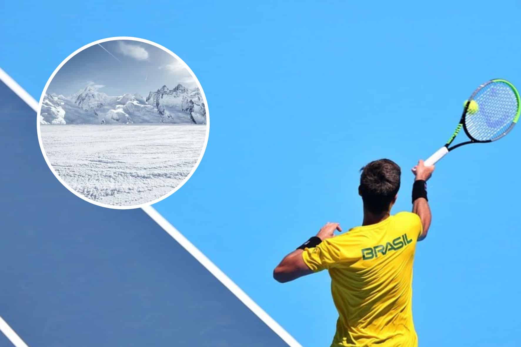 Tênis na neve? Evolução na modalidade ou apenas brincadeira?