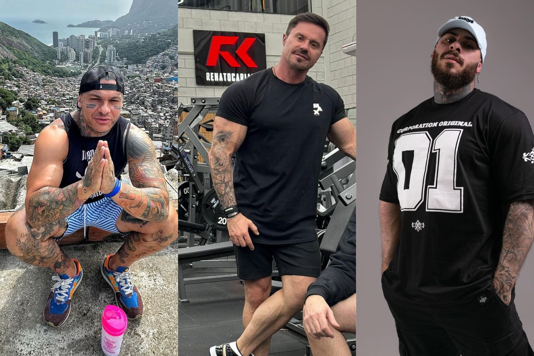 Cariani, Fábio Giga, Léo Stronda e Ramon Dino: os 8 maiores influenciadores do fisiculturismo no Brasil