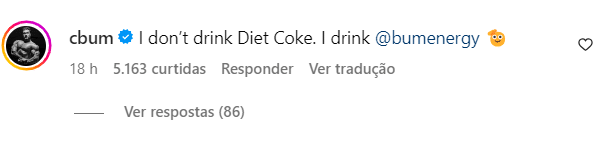 Cristiano Ronaldo do fisiculturismo, o que Cbum fez contra a Coca Cola foi insano