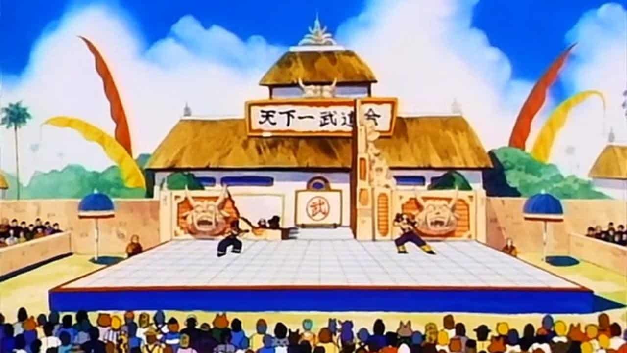 Dragon Ball: Torneio de artes marciais com foco em Kung Fu