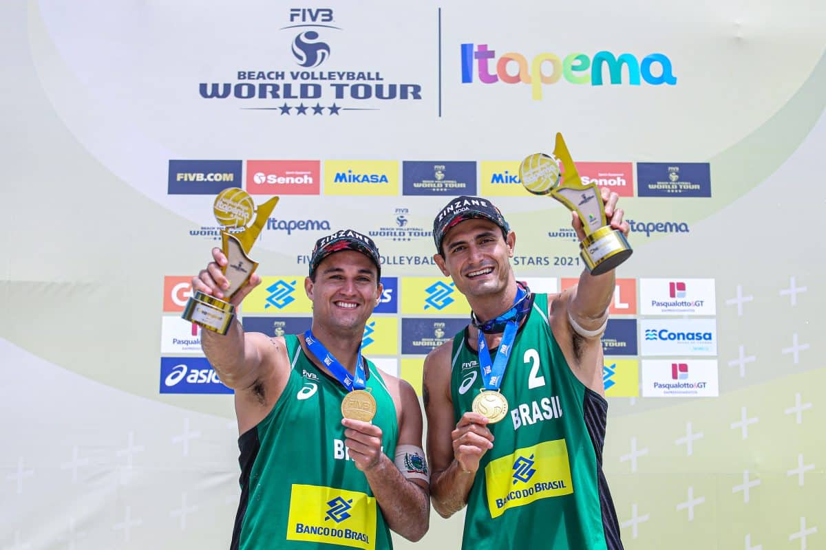Duplas brasileiras têm retrospecto animador nas etapas do vôlei de praia no Brasil