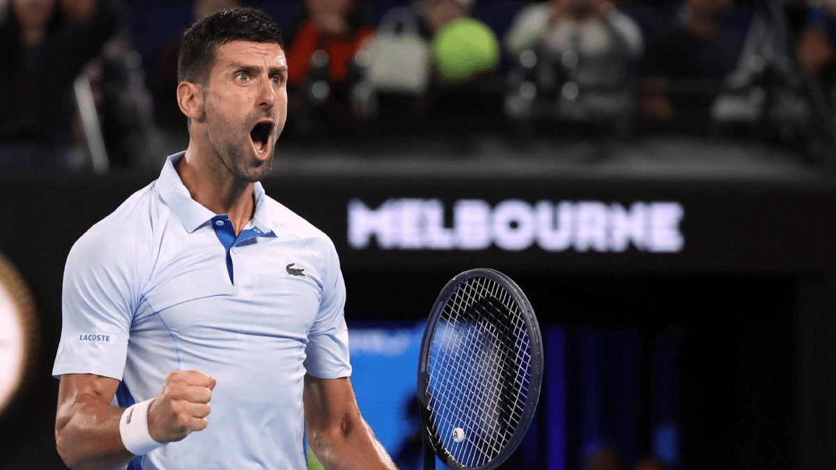 Novak Djokovic responde torcedor de forma assustadora