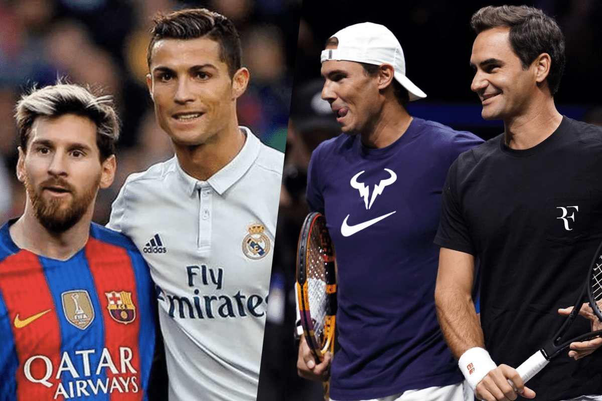 Ídolo inglês compara rivalidade entre Cristiano e Messi com Federer e Nadal