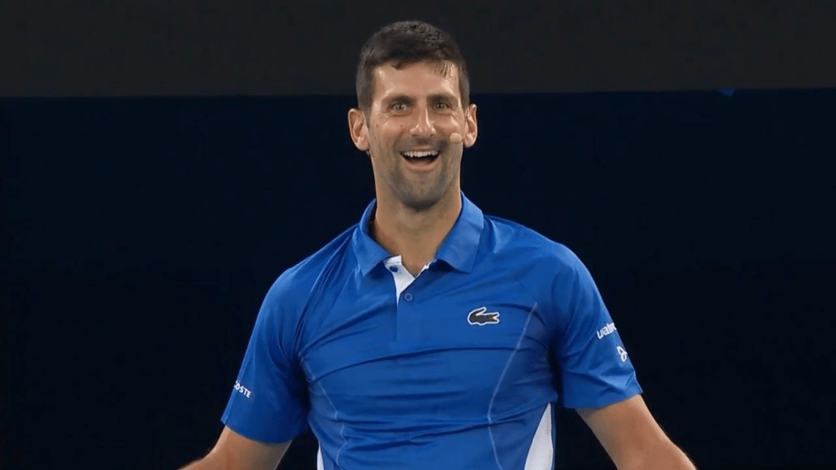 O dia em que Steve Smith deixou Djokovic de boca aberta