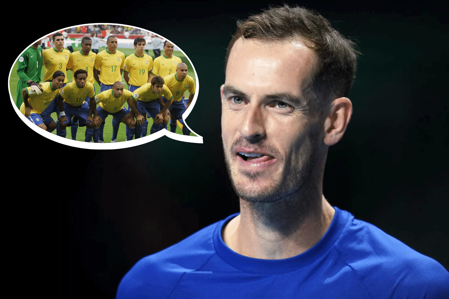 Andy Murray é fã de futebol e seu jogador favorito é brasileiro