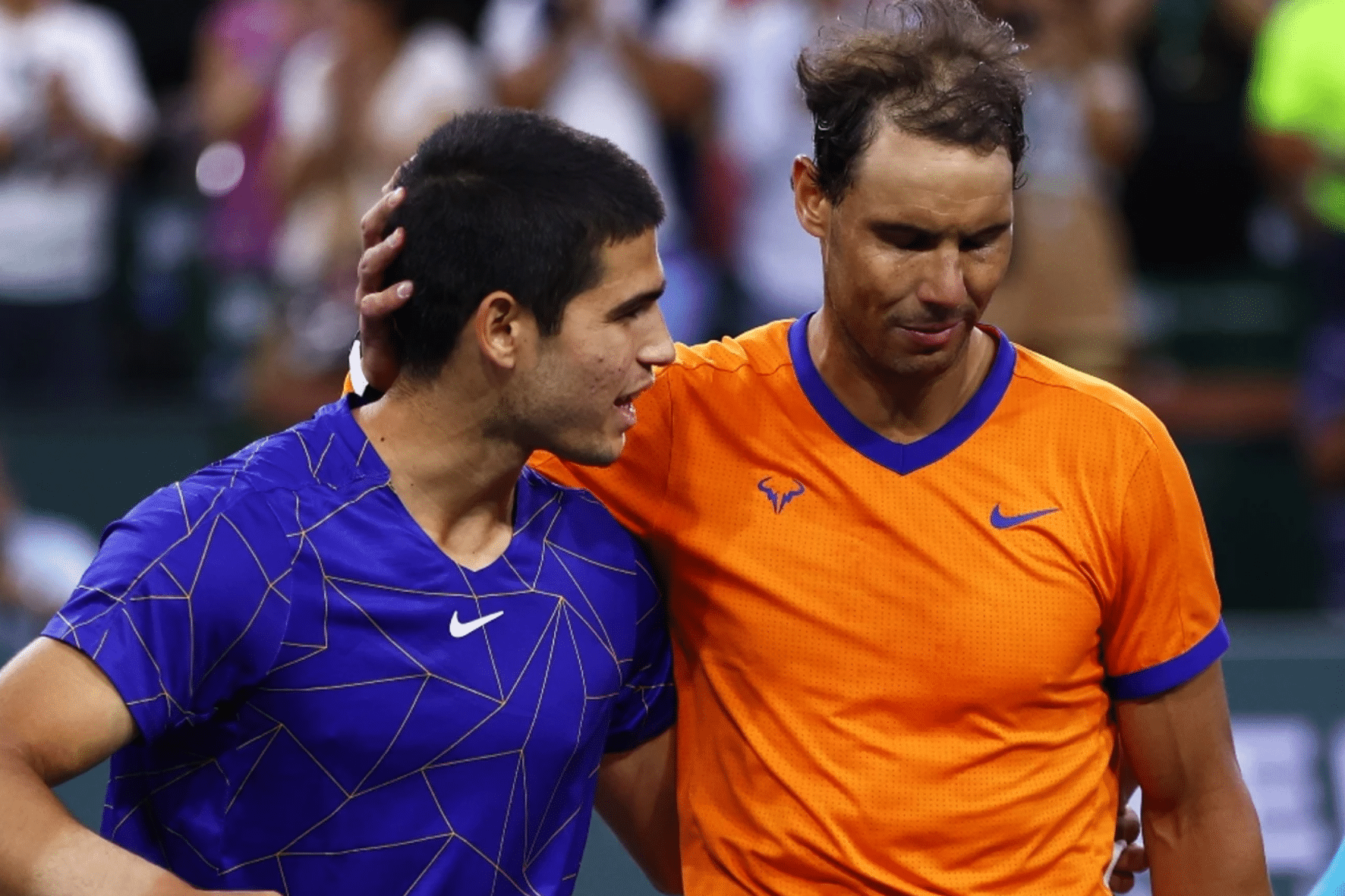Carlos Alcaraz manda mensagem a Rafael Nadal após a retirada do Australian Open