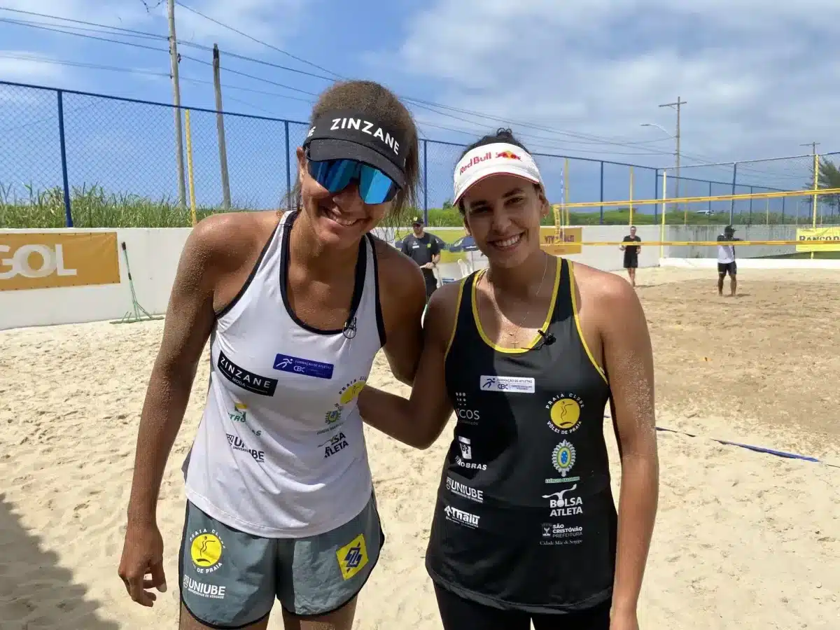 Duda e Ana Patrícia avaliam período de treinos em Saquarema: “É bom por isso”