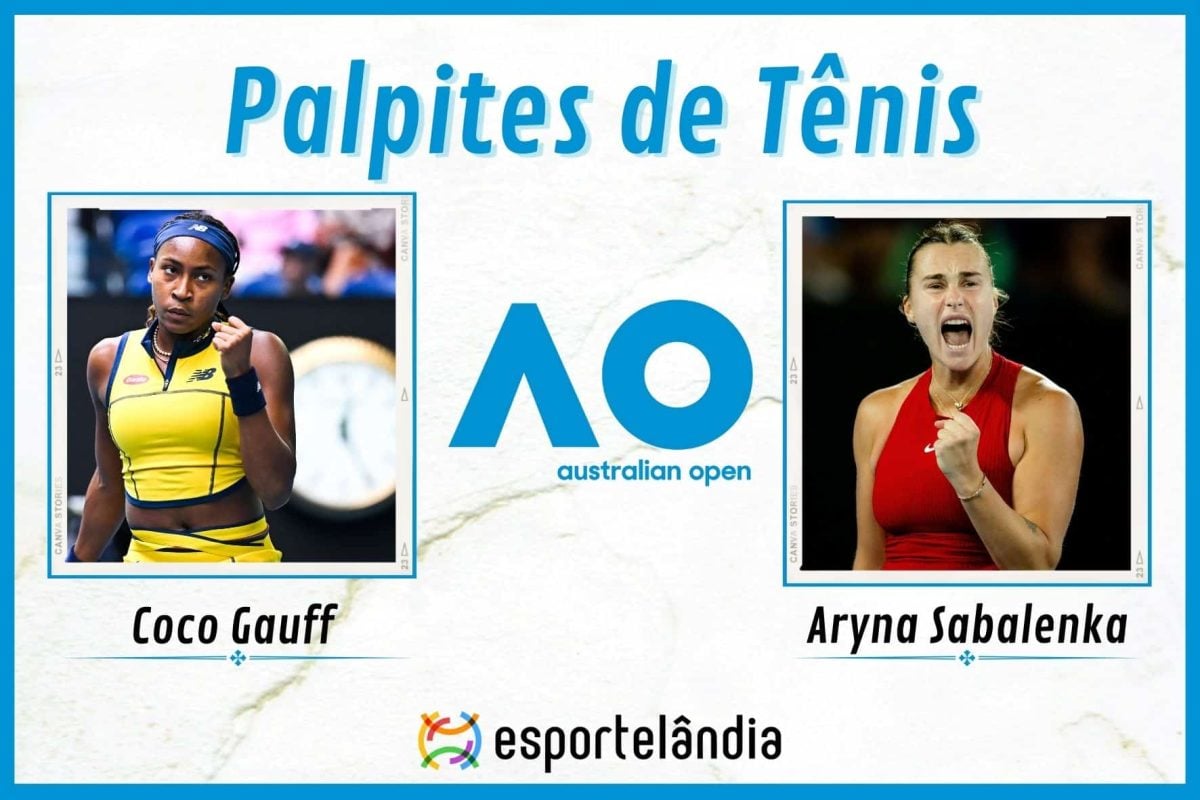 Palpites Tênis: Coco Gauff x Aryna Sabalenka – 25/01