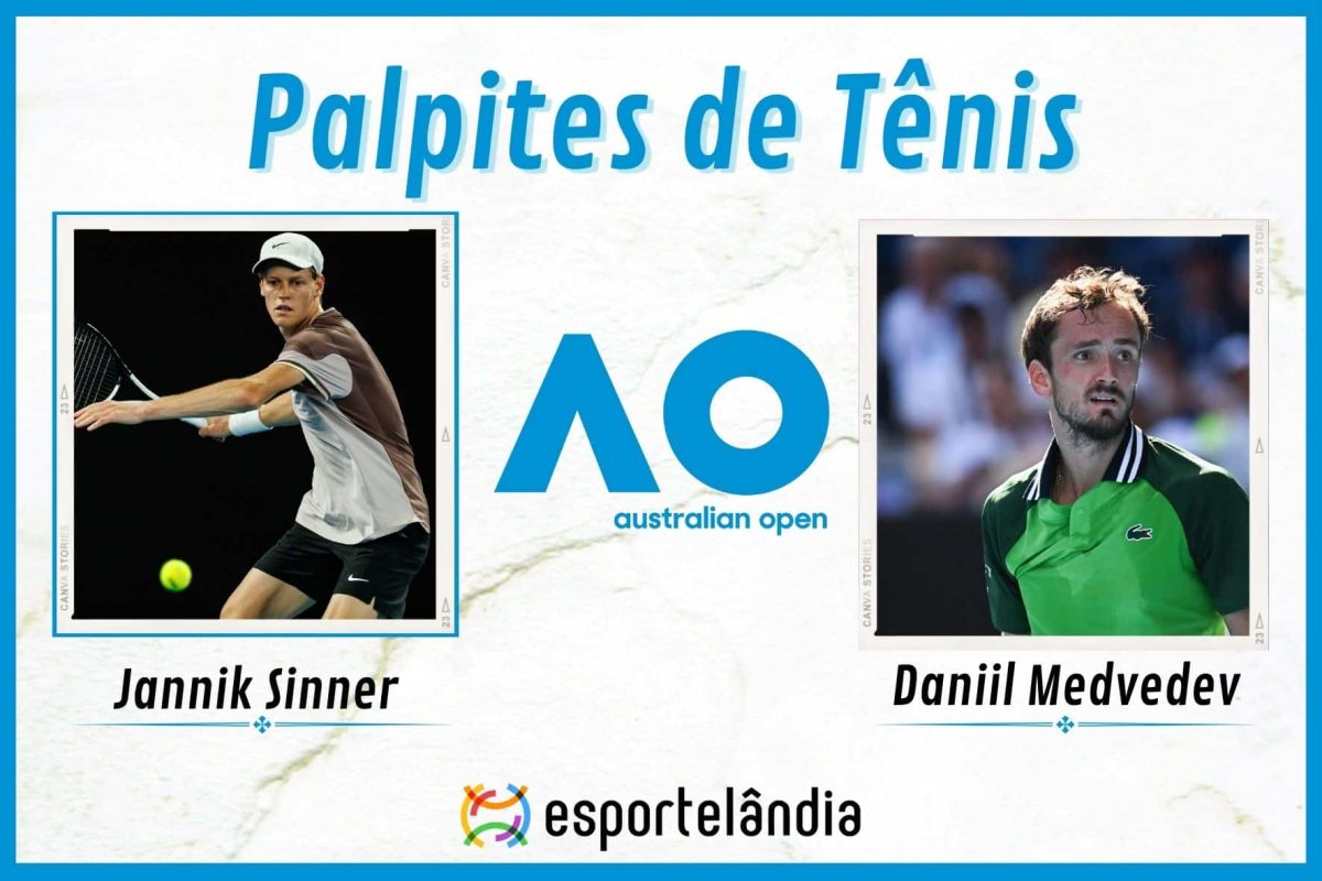 Palpites Tênis: Jannik Sinner x Daniil Medvedev – 28/01