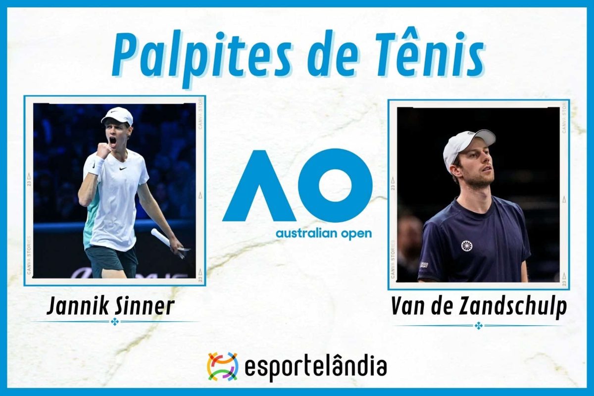 Palpites Tênis: Jannik Sinner x Botic Van de Zandschulp – 13/01