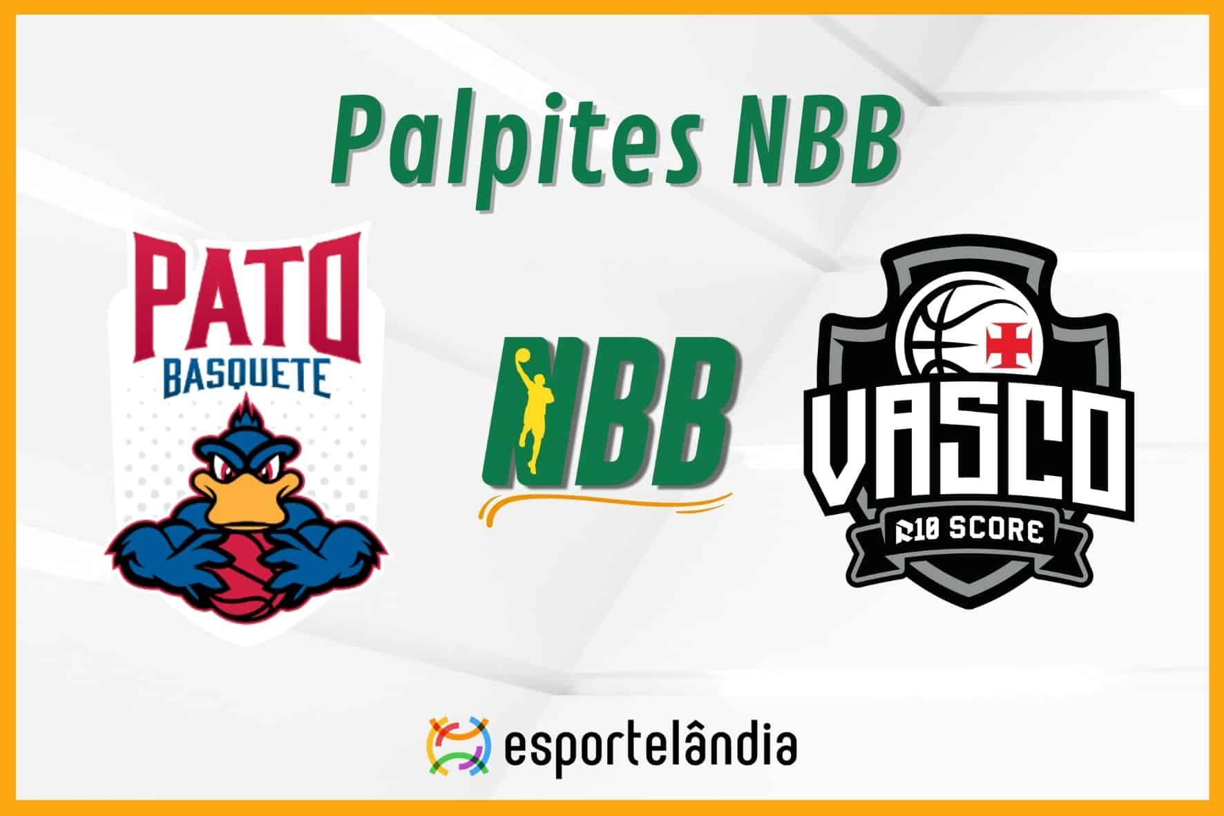 Palpites basquete: Pato Basquete x Vasco da Gama – NBB – 15/01/2024