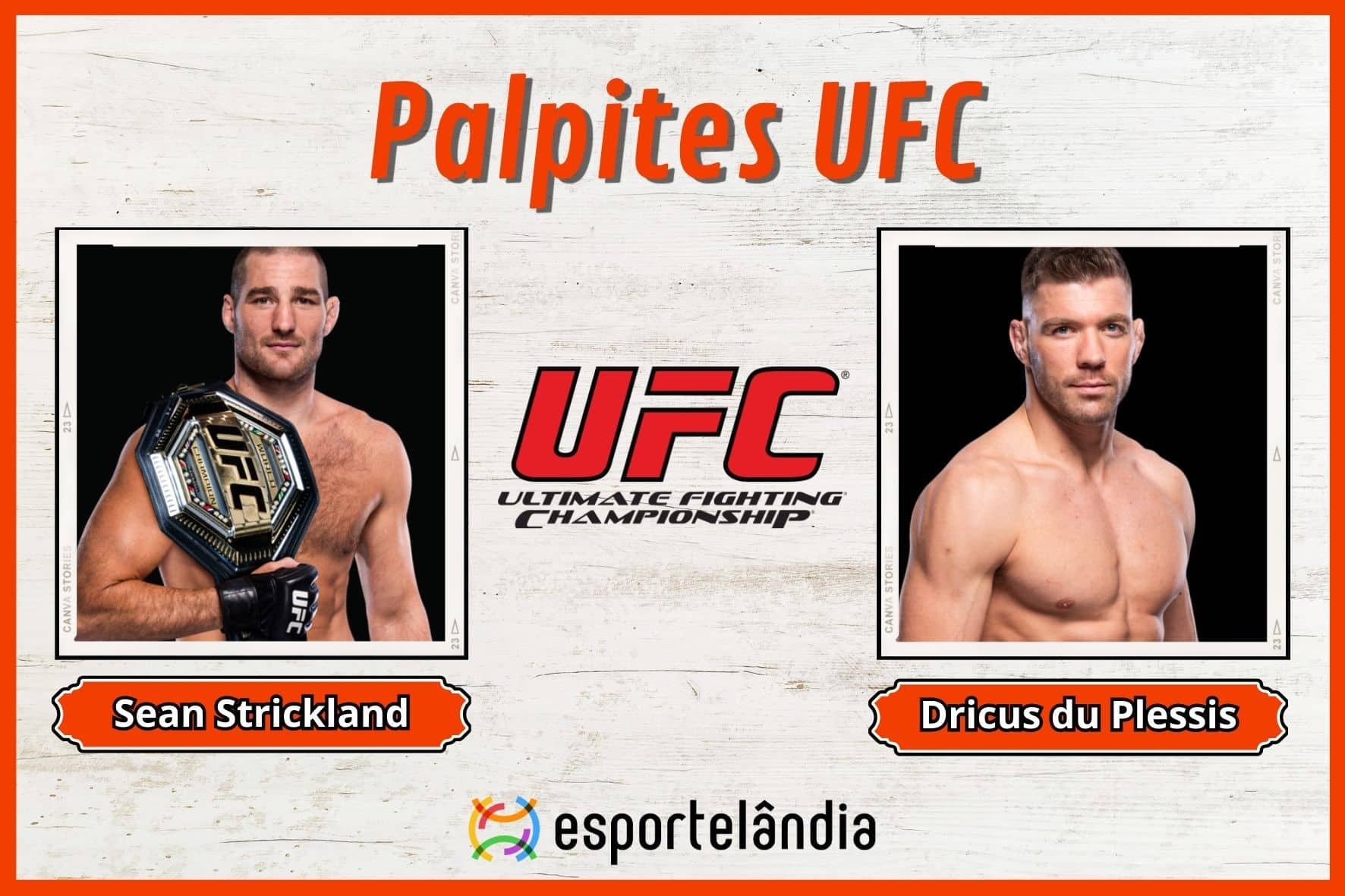 Palpites UFC: Sean Strickland x Dricus Du Plessis – 21/01