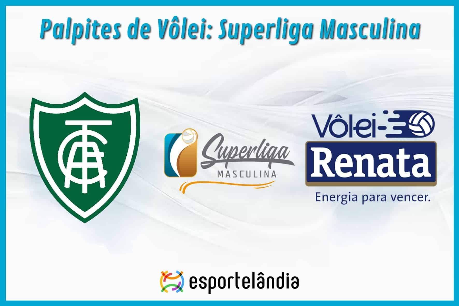 Palpites Vôlei: América-MG x Vôlei Renata – 08/01/2024 – Superliga Masculina