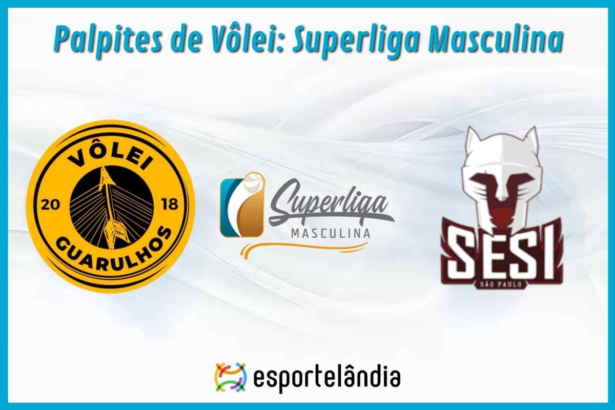 Palpites Vôlei: Guarulhos x Sesi Bauru – 08/01/2024 – Superliga Masculina