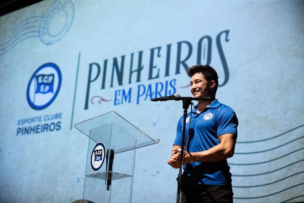 Em evento pelo Pinheiros, Arthur Nory revela estratégias para garantir vaga em Paris