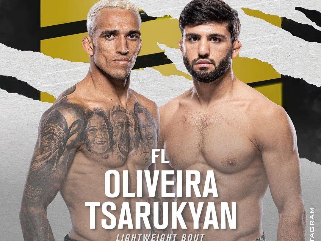 ZEBRA! Charles Oliveira sai atrás em duelo contra armênio no UFC 300