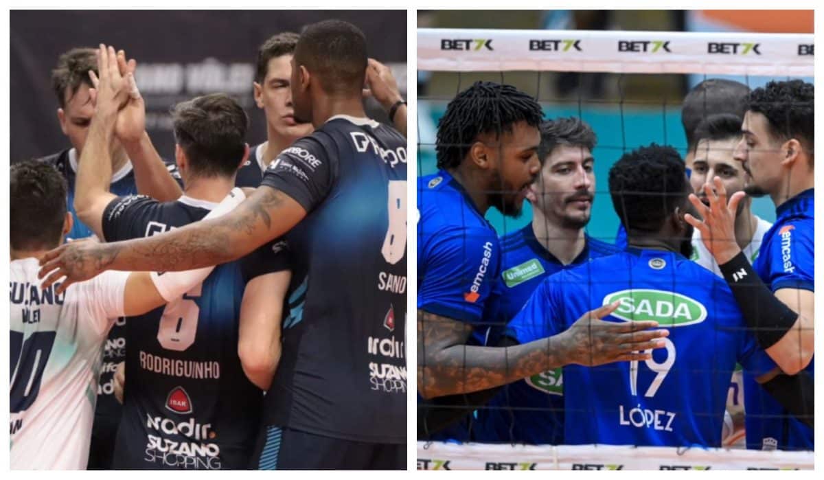 Reveladas as estratégias de Suzano Vôlei e Sada Cruzeiro para vencer a Superliga Masculina