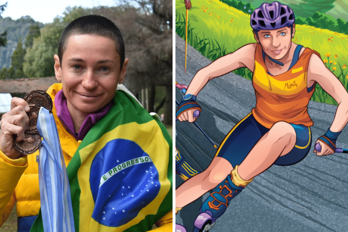 Treinadora do Brasil em Gangwon 2024 inspirou personagem da Turma da Mônica