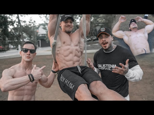 O fisiculturista brasileiro que surpreende qualquer ginasta olímpico