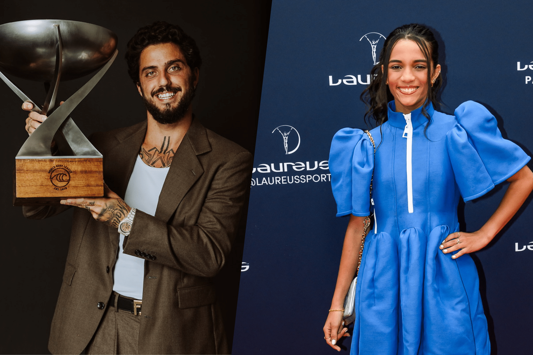 Filipe Toledo e Rayssa Leal são indicados para o ‘Oscar’ com lendas do esporte
