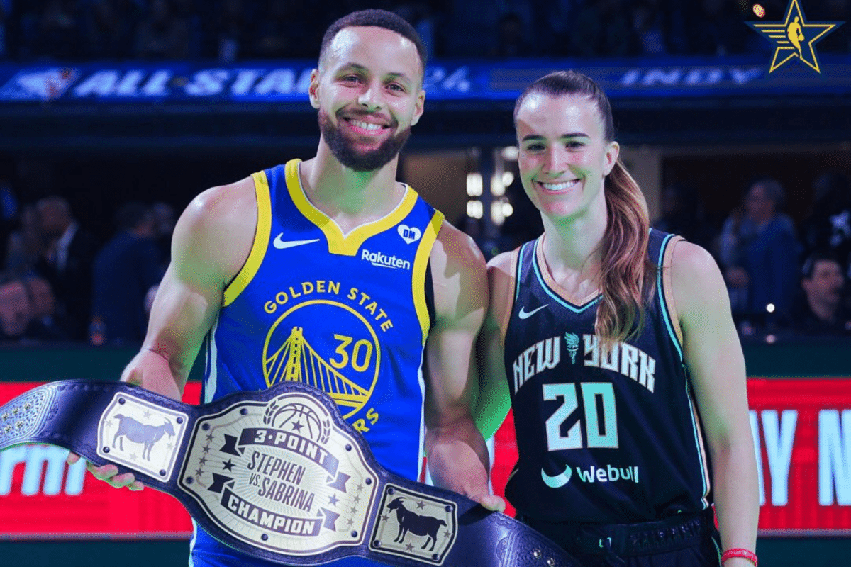 Stephen Curry vence Sabrina Ionescu em desafio épico e dispara: “Eu sabia que…”