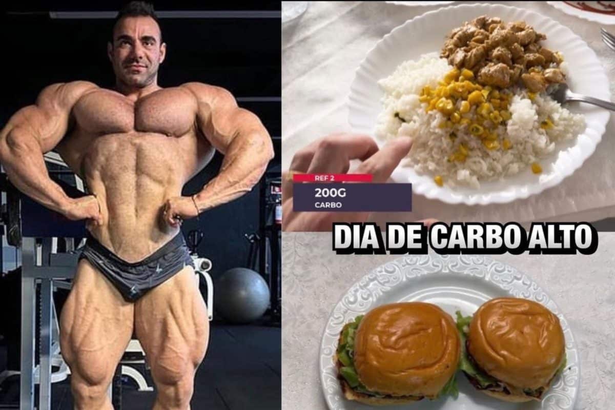 1 kg só de carboidrato! A dieta de Rafael Brandão para competir é bizarra