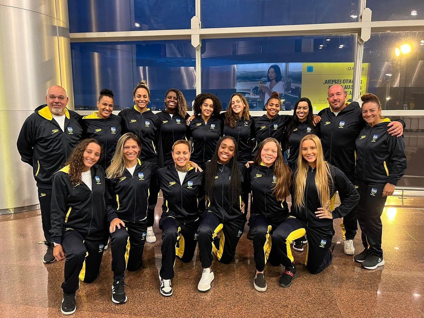 GOLEADA! Brasil fez bonito no polo aquático e garante disputa em Doha