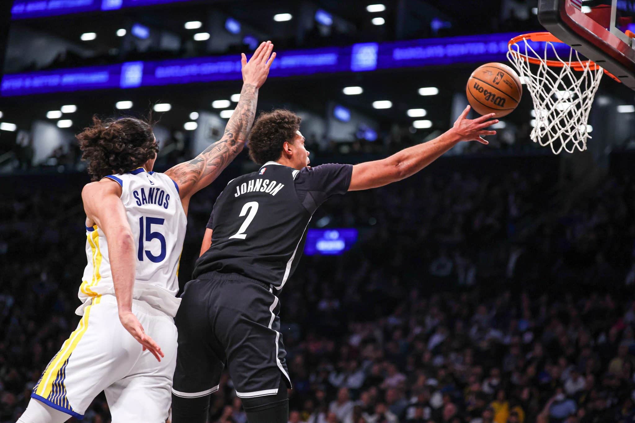 A evolução de Gui Santos em minutos nos últimos jogos dos Warriors