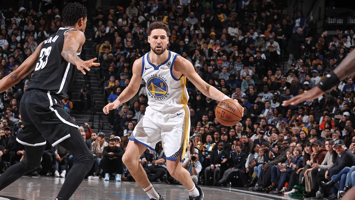 “Tá brincando comigo”, Klay Thompson reage ao grande jogo de Gui Santos