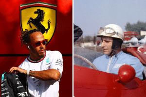 Lewis Hamilton vai atingir marca na Ferrari que não acontecia desde Fangio, em 1956