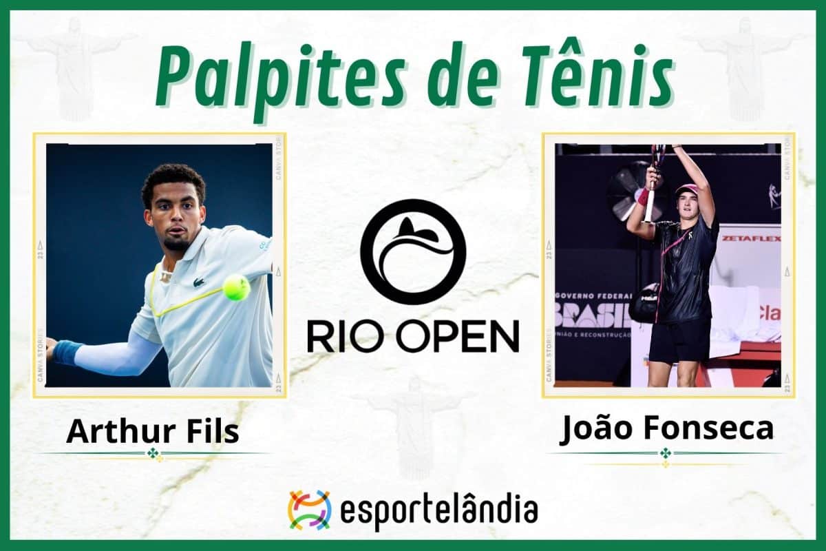 Palpites Tênis: Arthur Fils x João Fonseca – 21/02 – Rio Open